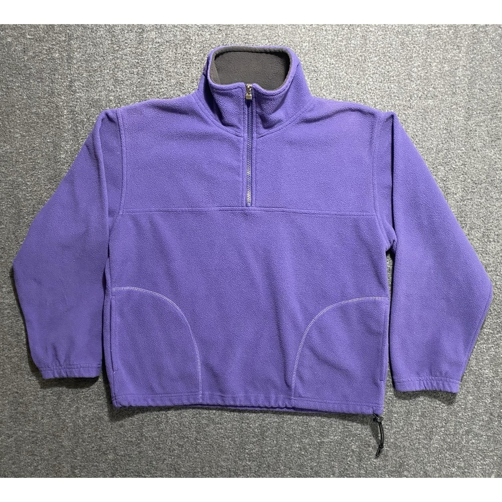 Blue Wave Sweatshirt Purple Men's 1/4 Zip Size M